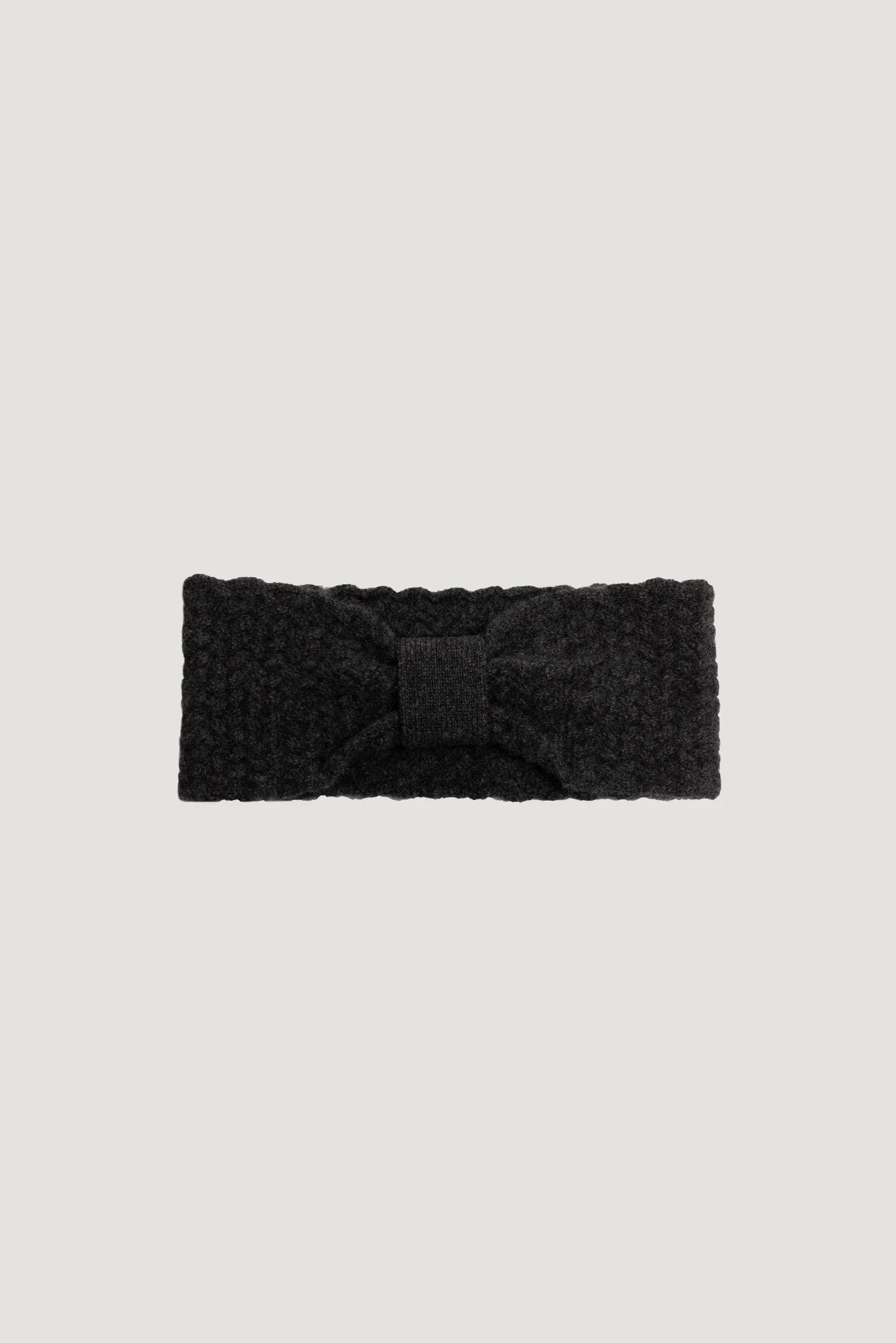 Cashmere Textured Bow Headband
