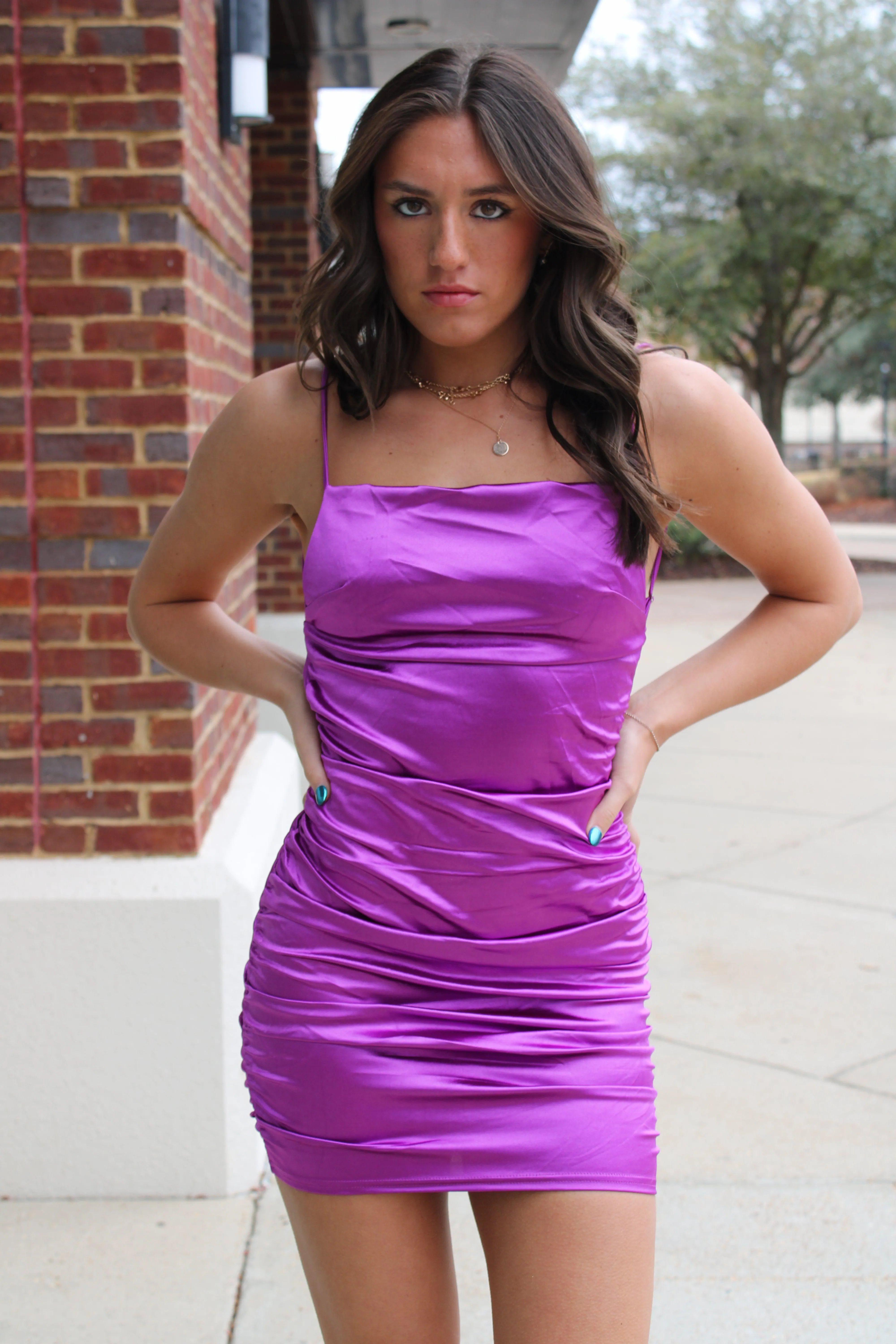Casino Night- Ruching Dress