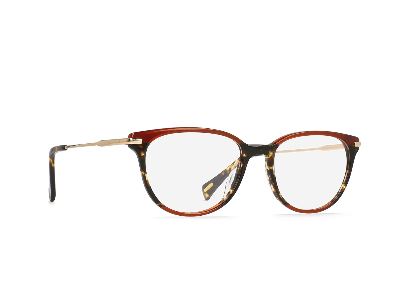 CELESTE-Cherry Cola   Light Gold / Clear