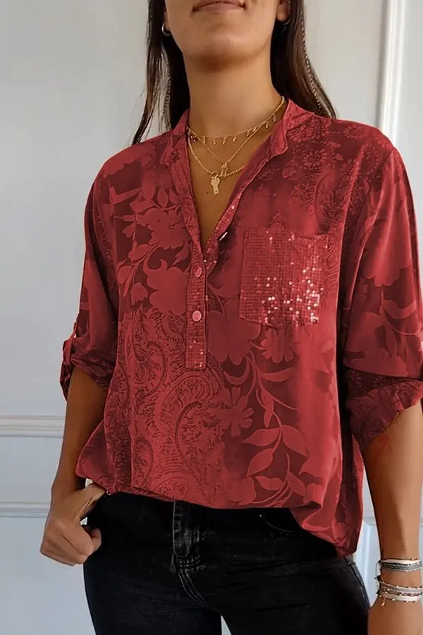 Celsa® | Glamorous Sequin Top For Festive Occasions