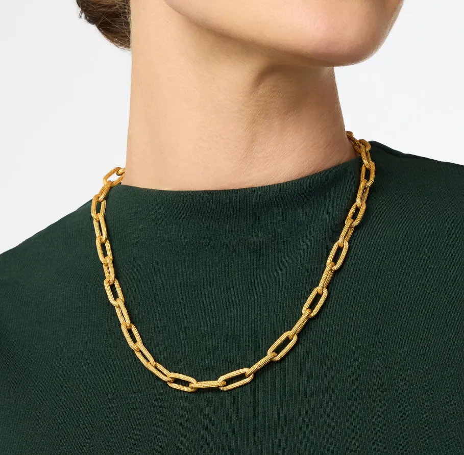 Cheval Paperclip Link Necklace - Gold