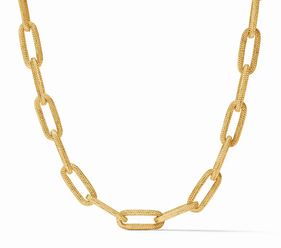 Cheval Paperclip Link Necklace - Gold