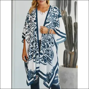 Chic Sheer Open Front Cover-Up