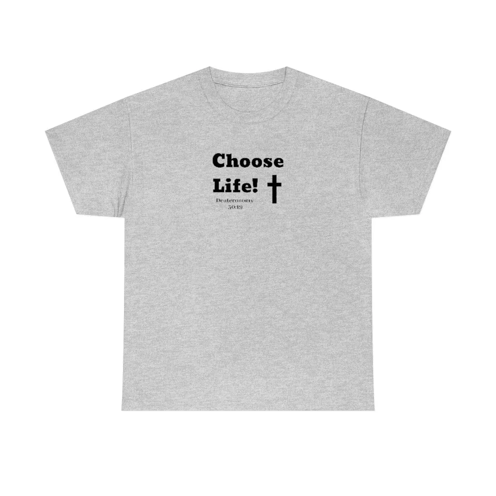 Choose Life 2.0 Women Unisex Heavy Cotton Tee