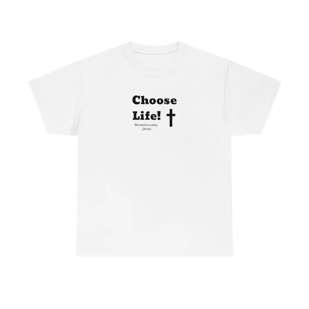 Choose Life 2.0 Women Unisex Heavy Cotton Tee