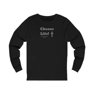 Choose Life 2.0 Women Unisex Jersey Long Sleeve Tee