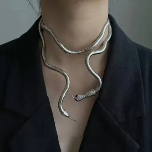 Classy Collar Alloy Necklace with 6mm*900mm Chain & Eye-Catching Designs