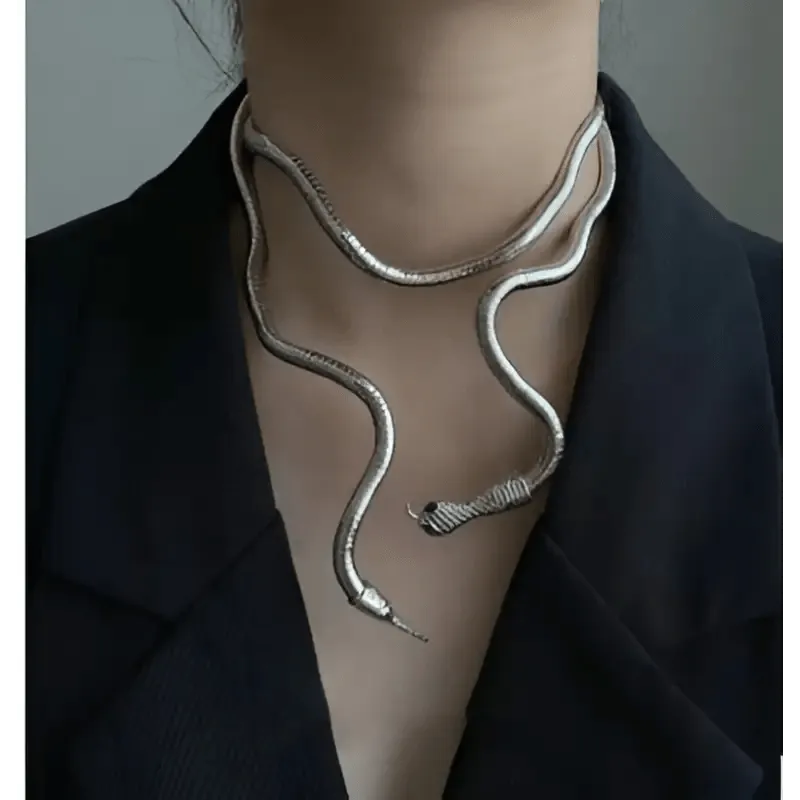 Classy Collar Alloy Necklace with 6mm*900mm Chain & Eye-Catching Designs