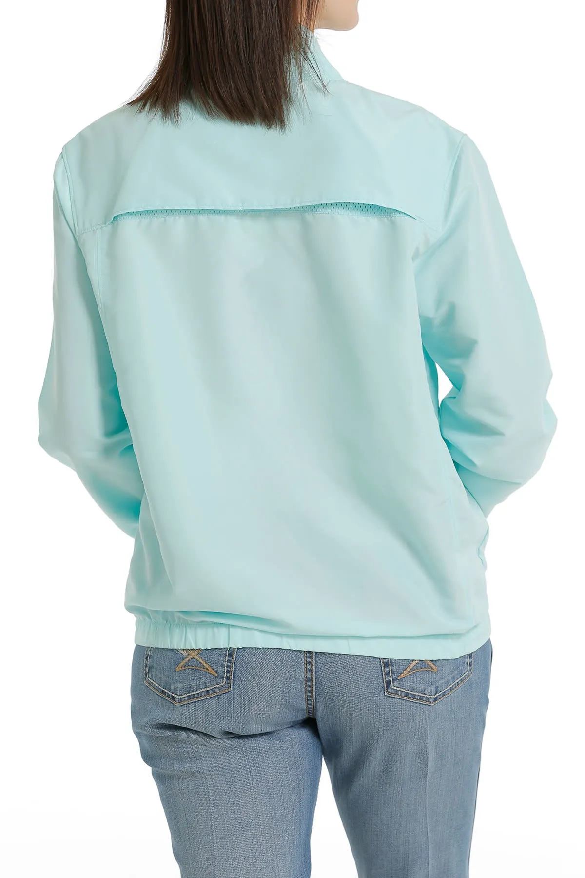 CLMAK902001 Women's Cinch 1/2 Zip Pullover (Light Blue)