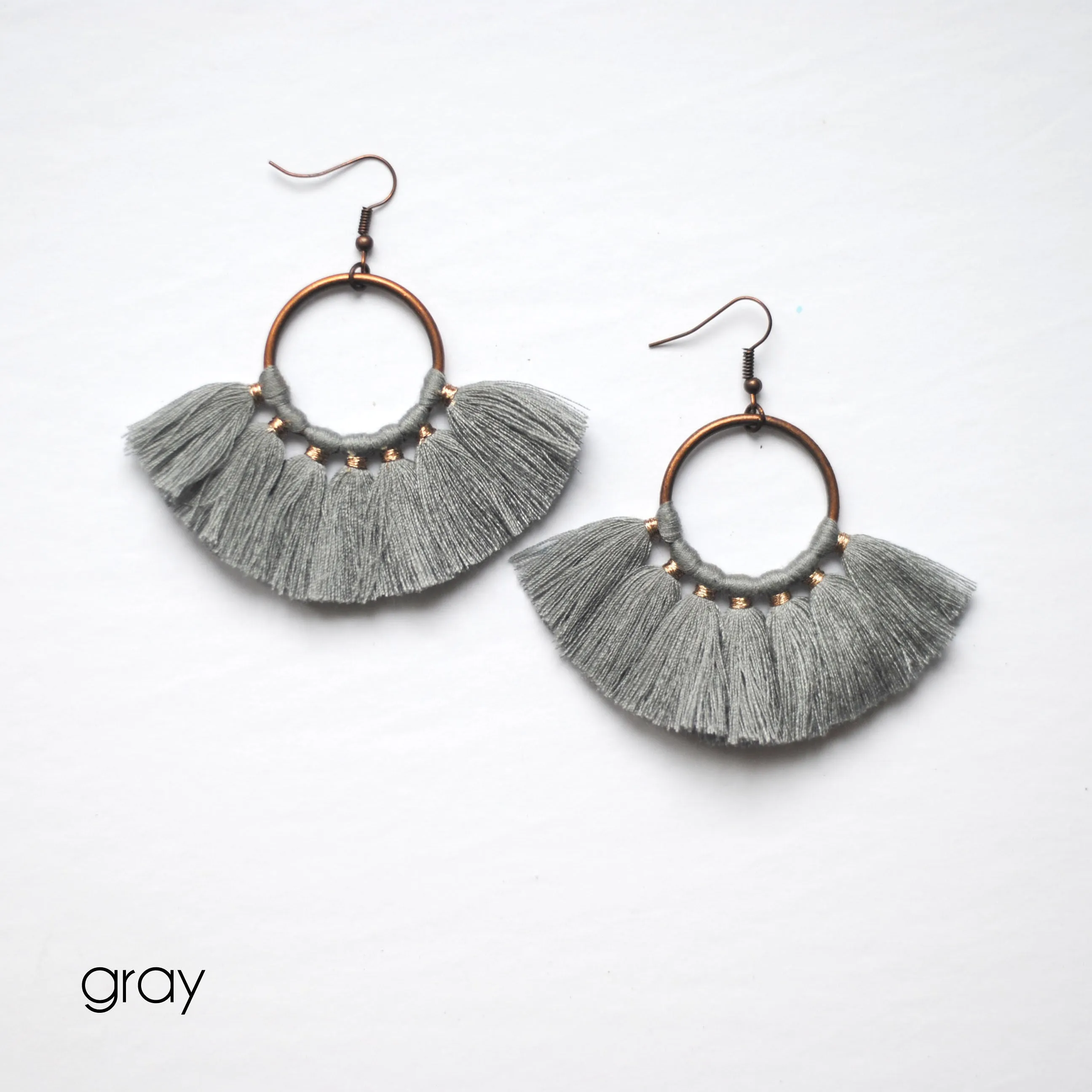 Colorful Tassel Earrings 11 Colors