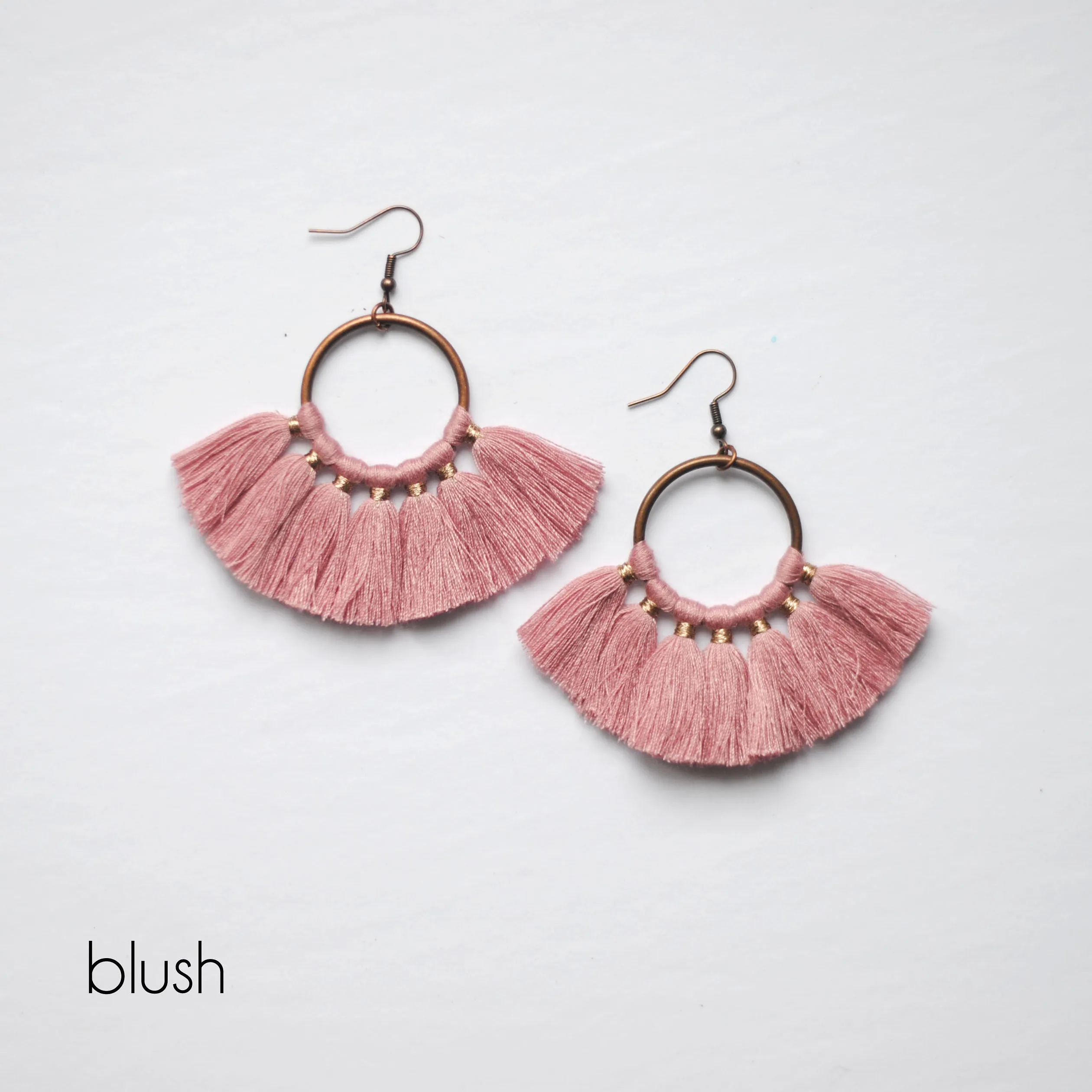 Colorful Tassel Earrings 11 Colors
