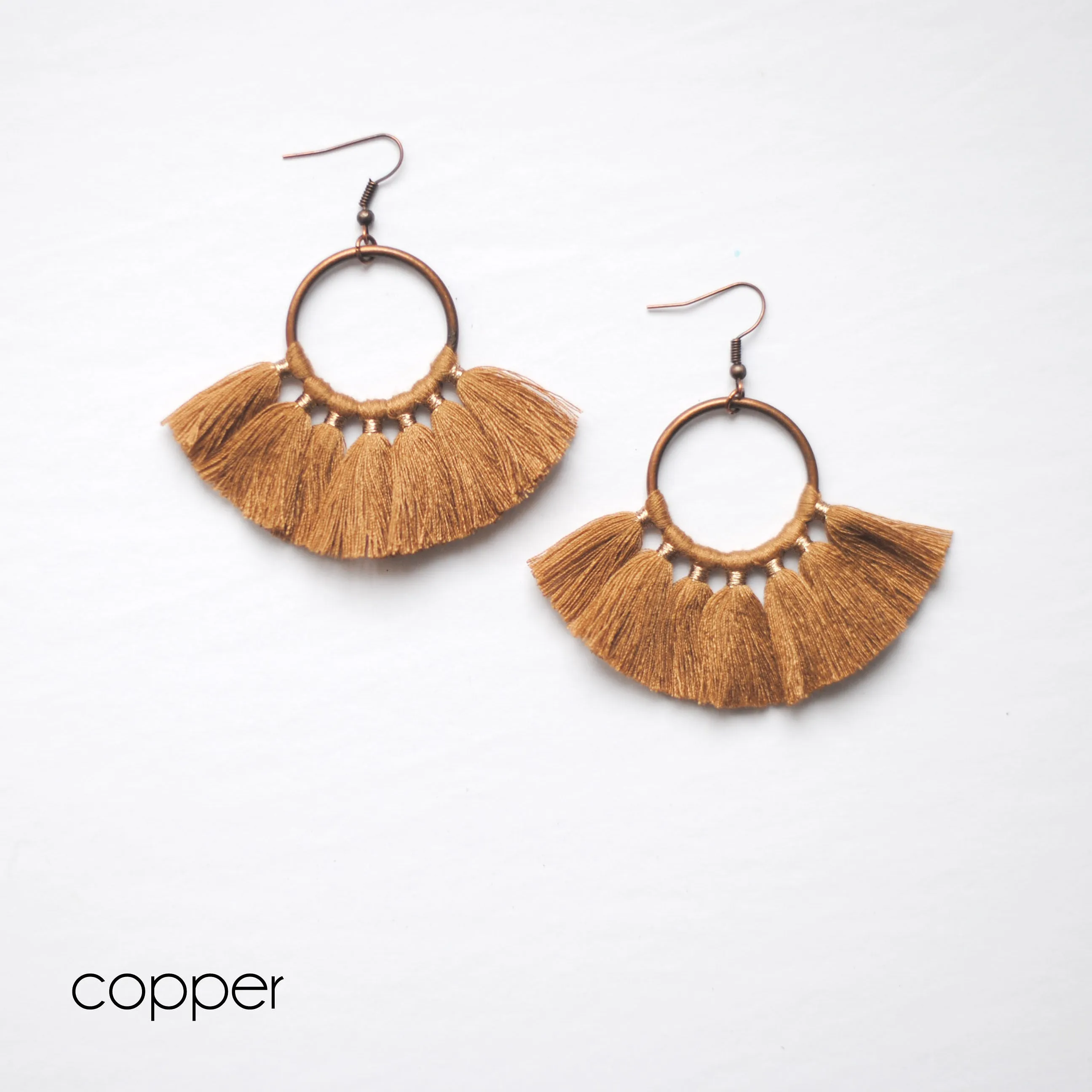Colorful Tassel Earrings 11 Colors