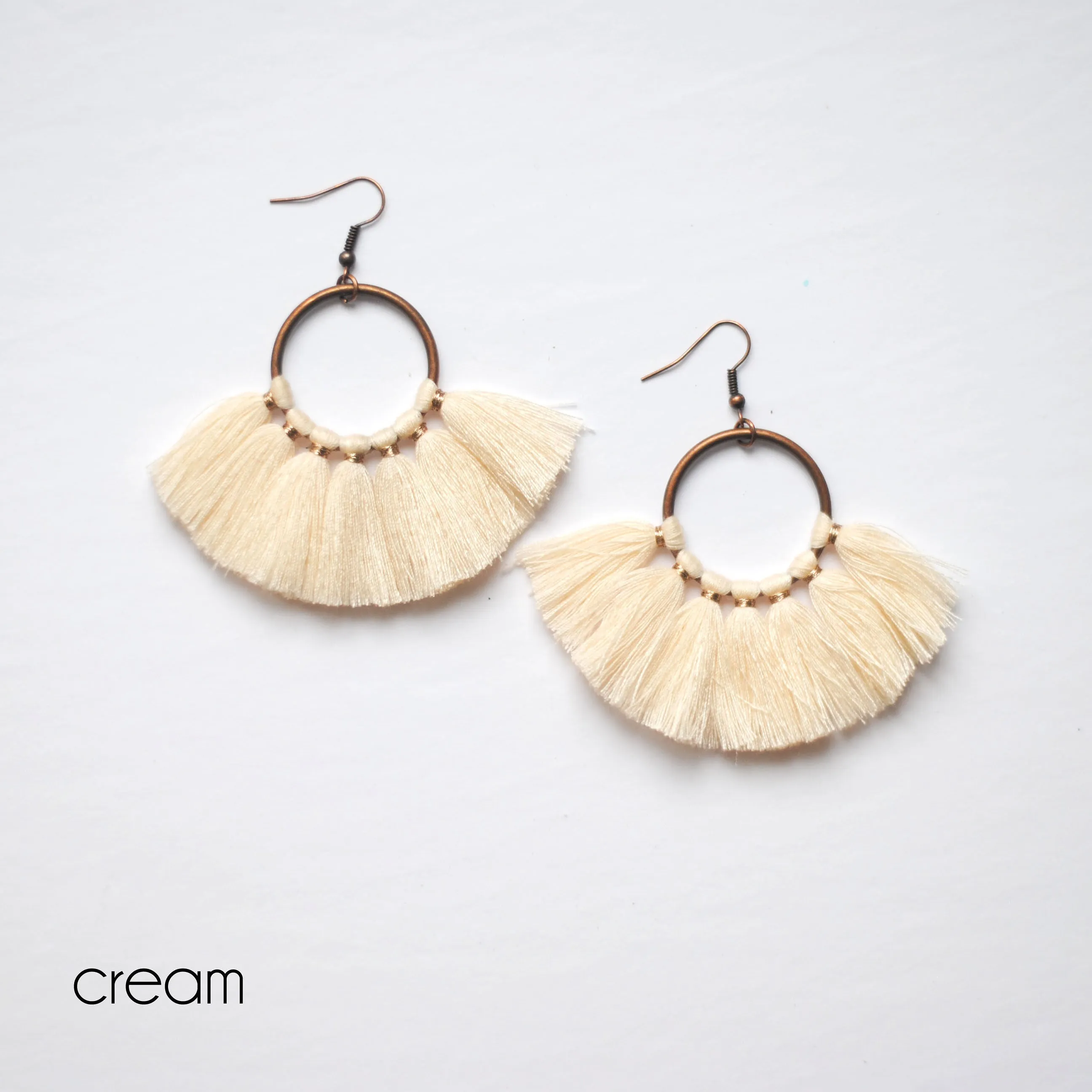 Colorful Tassel Earrings 11 Colors