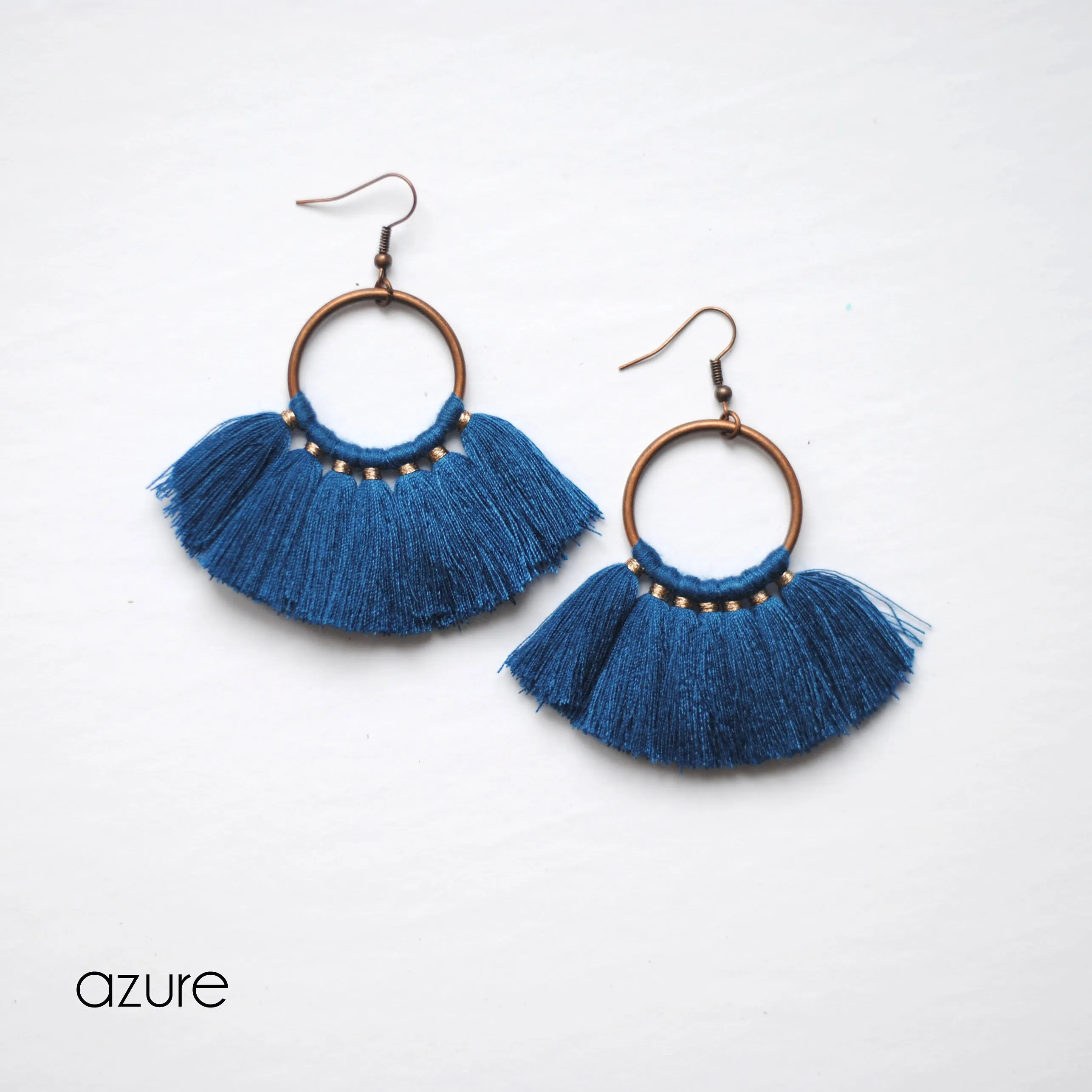 Colorful Tassel Earrings 11 Colors