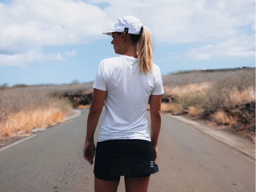 COMPRESSPORT Women's Logo SS Tshirt - White