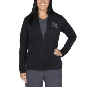 Cook Women's Textured Full-Zip Jacket