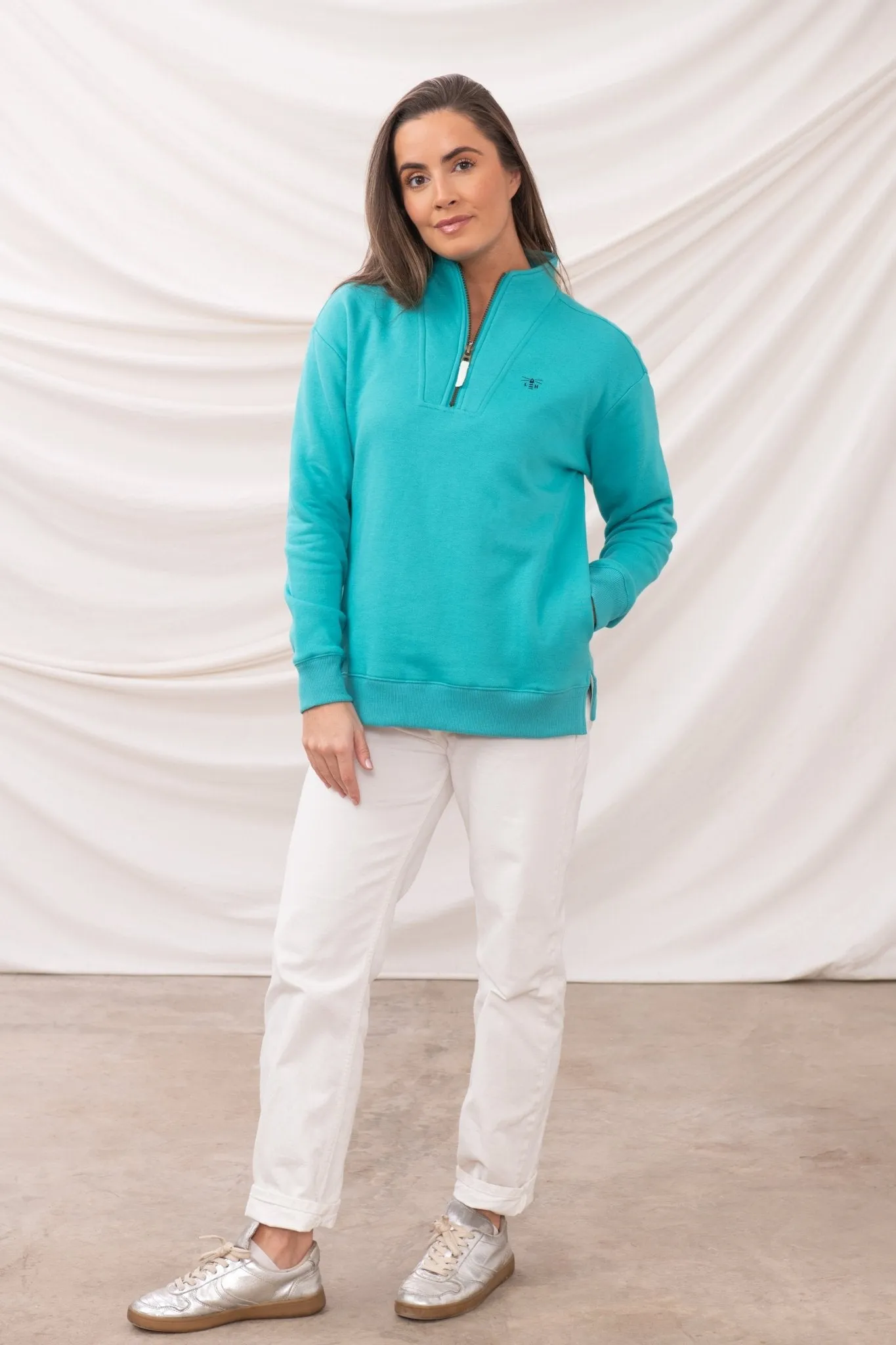 Coral Jersey - Soft Teal