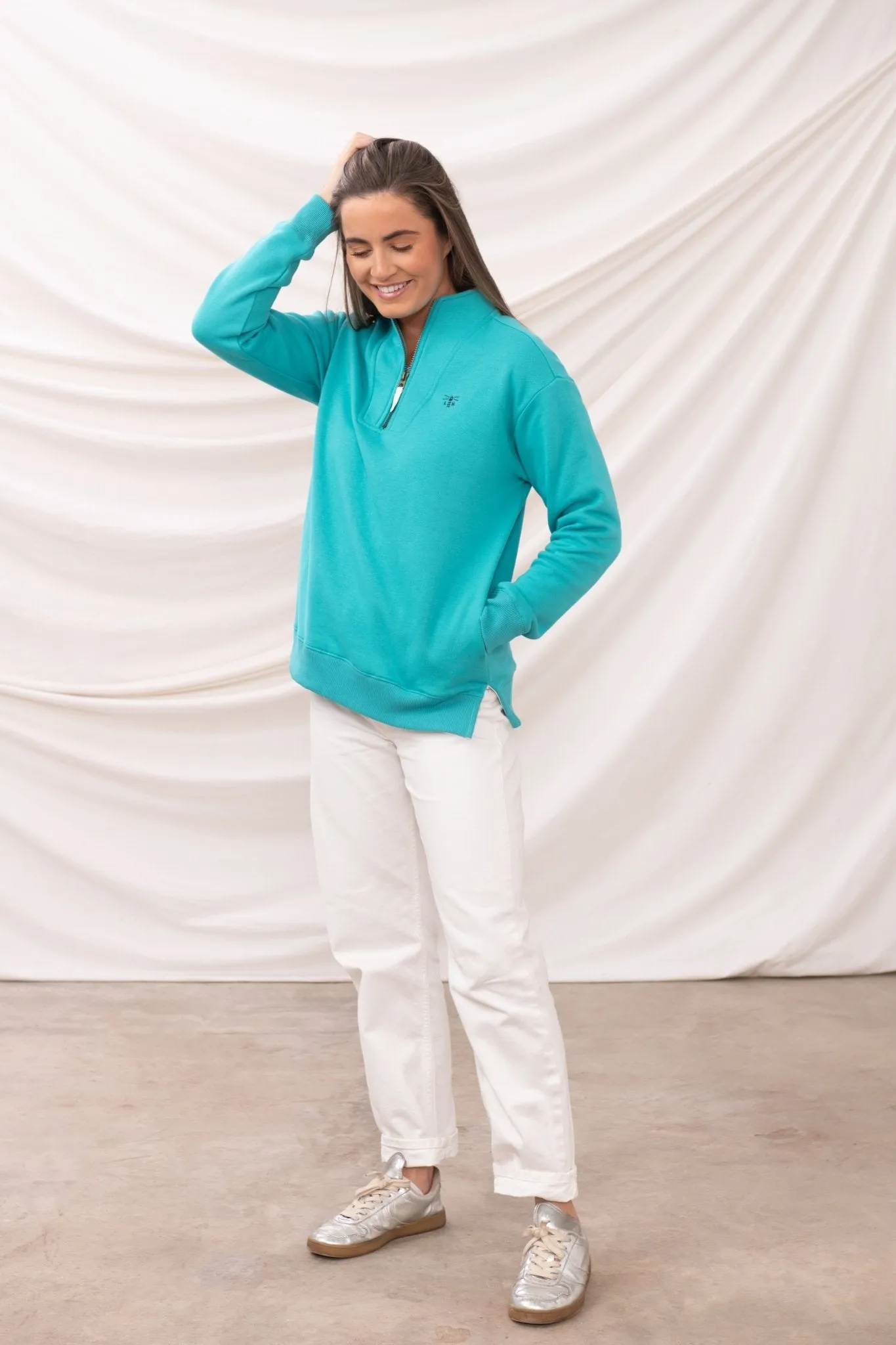 Coral Jersey - Soft Teal