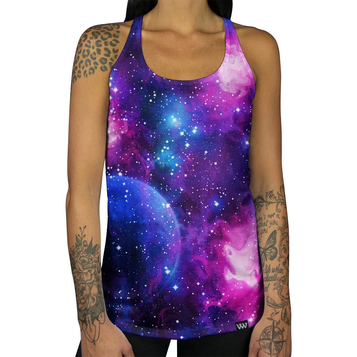 Cotton Candy Galaxy Racerback Tank