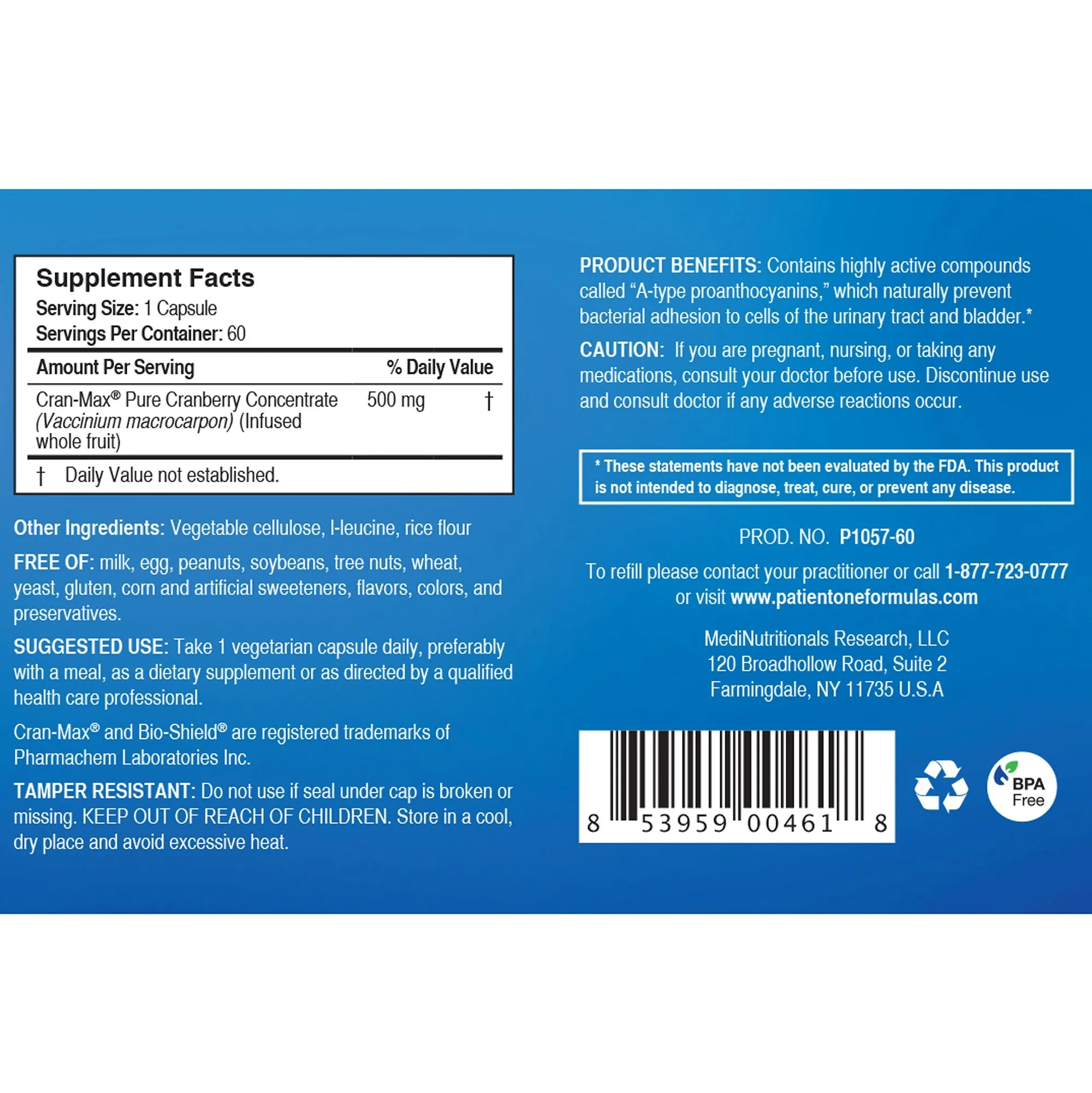 Cran-Max 500mg