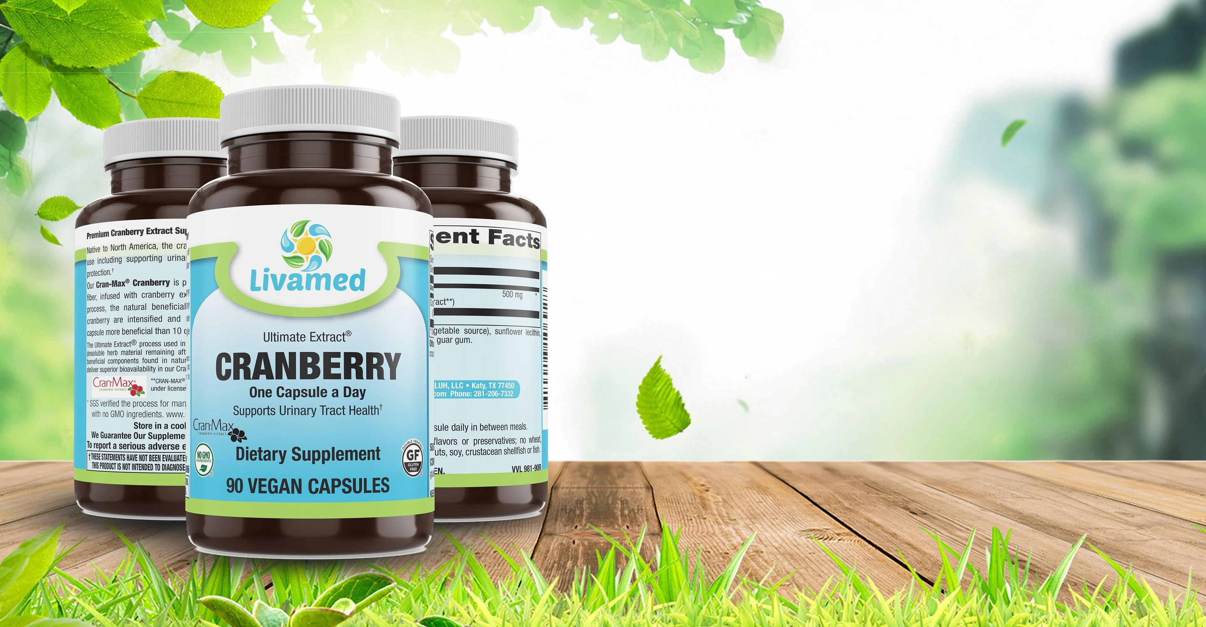 Cranberry (Cran-Max®) Veg Caps 90 Count
