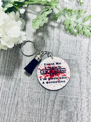 Crime Show Keychain