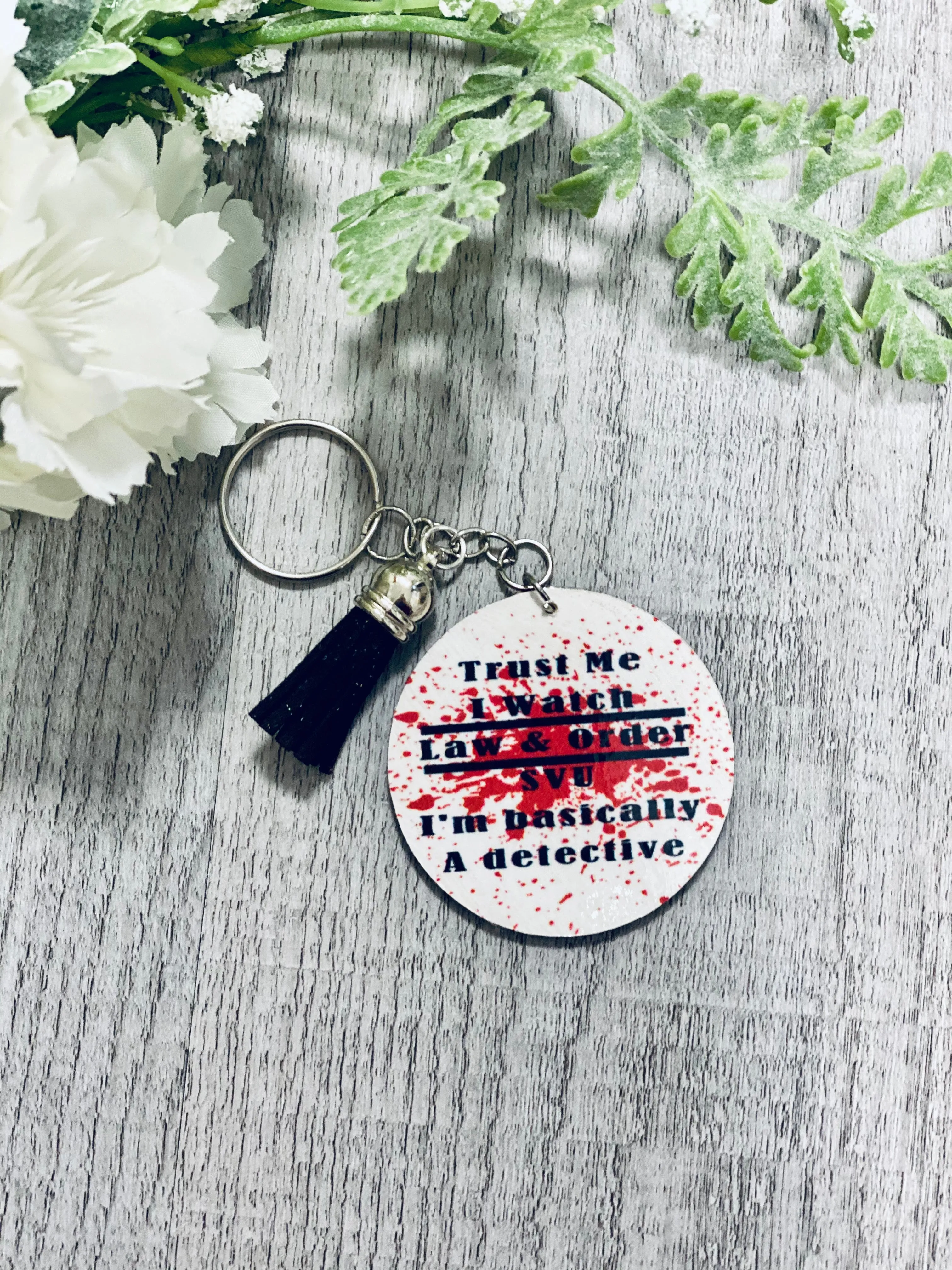 Crime Show Keychain
