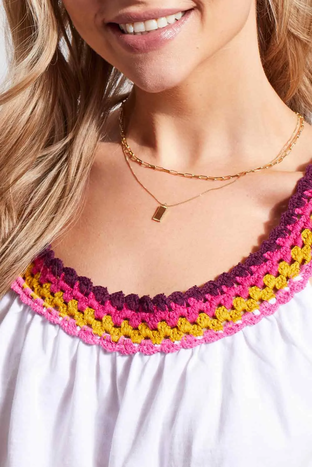 Crochet Collar Tank