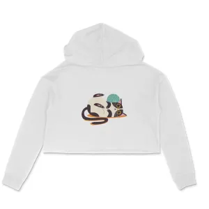 Crop Hoodie (Women) - Clawful Nap (6 Colours)