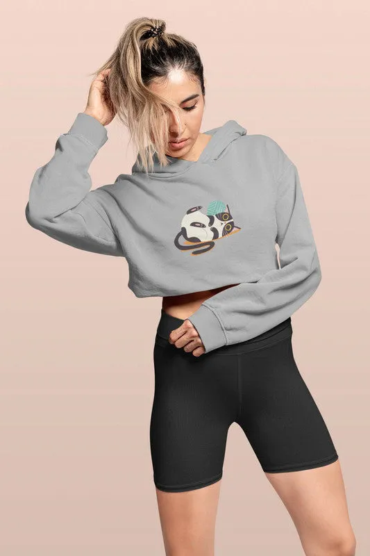 Crop Hoodie (Women) - Clawful Nap (6 Colours)