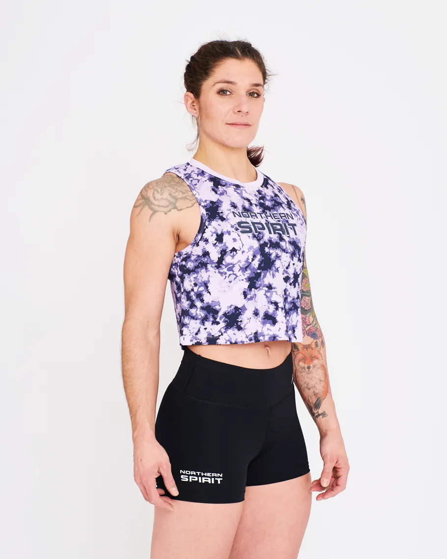 Crop Tank - NS Thaesia Military Tie&Dye