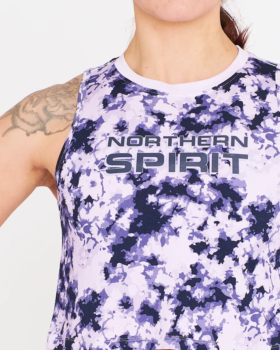 Crop Tank - NS Thaesia Military Tie&Dye