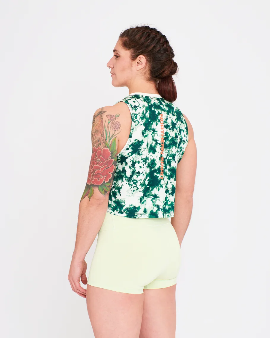 Crop Tank - NS Thaesia Military Tie&Dye