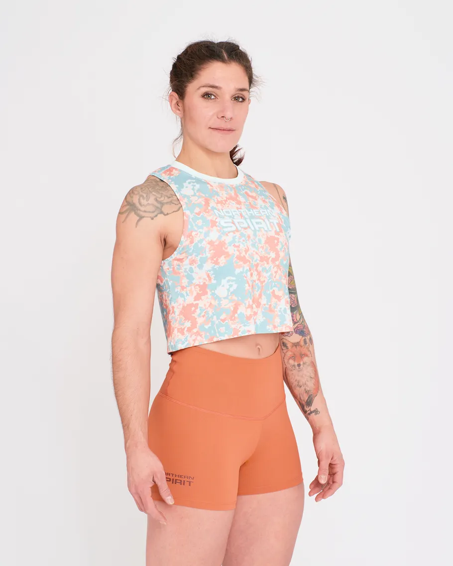 Crop Tank - NS Thaesia Military Tie&Dye