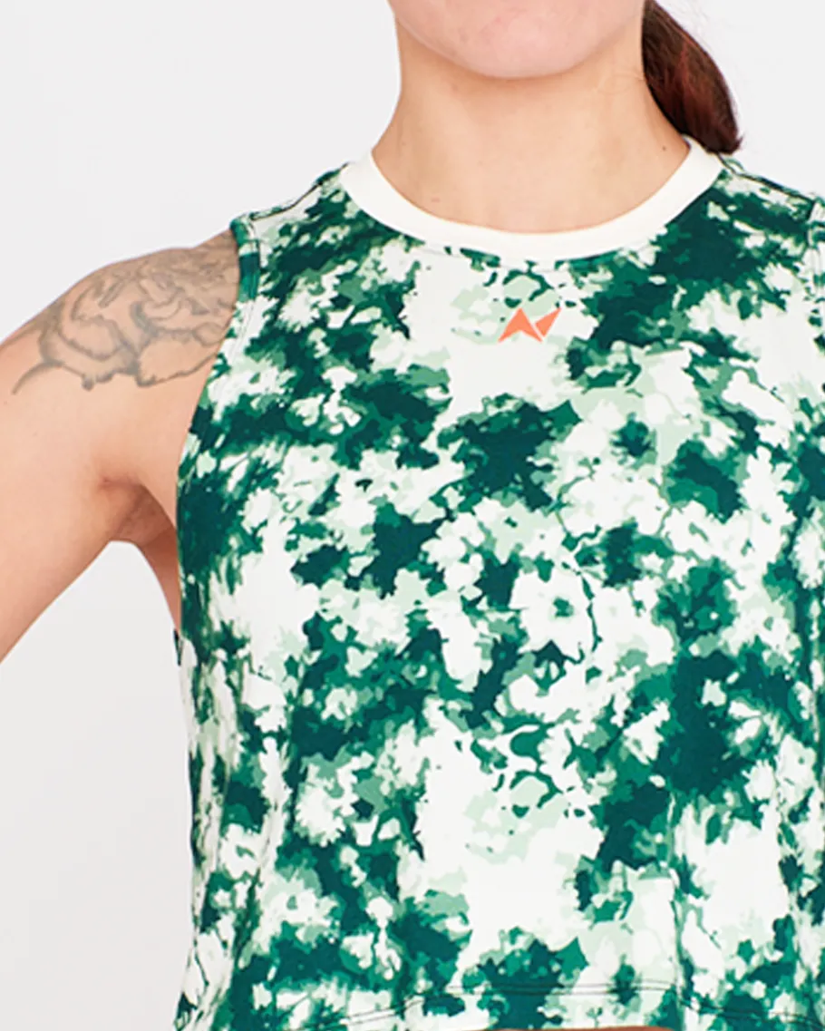 Crop Tank - NS Thaesia Military Tie&Dye