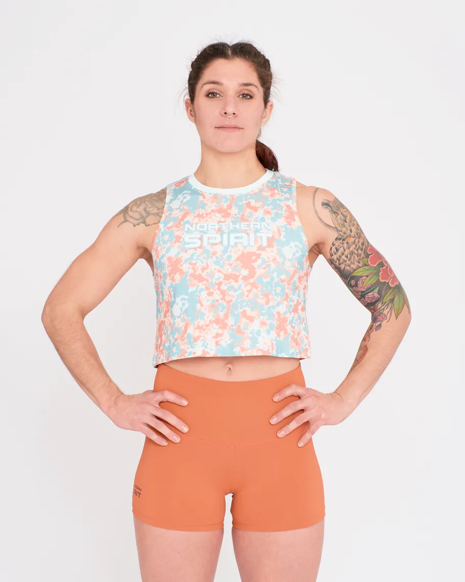 Crop Tank - NS Thaesia Military Tie&Dye