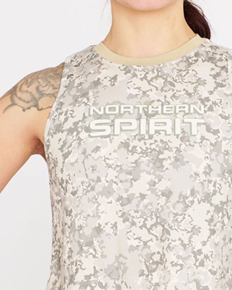 Crop Tank - NS Thaesia Military Tie&Dye