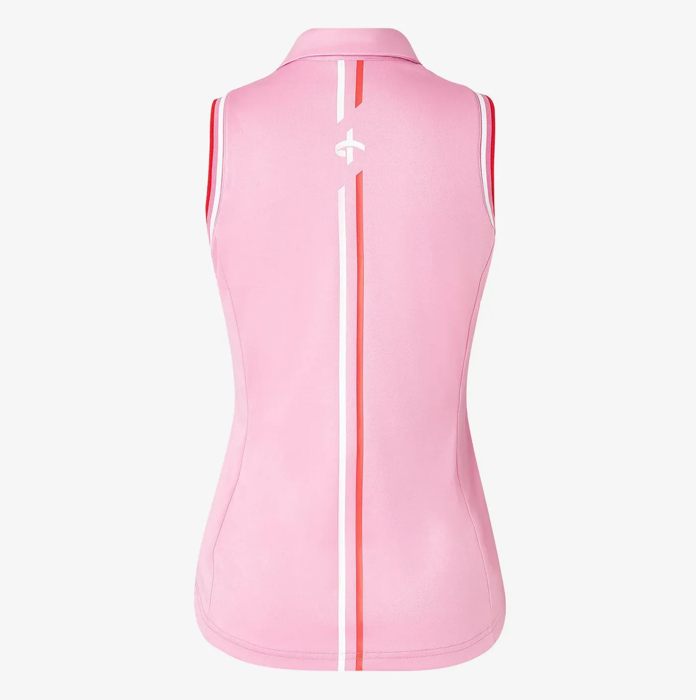Cross Women's NOSTALGIA Sleeveless Polo -FUCHSIA PINK