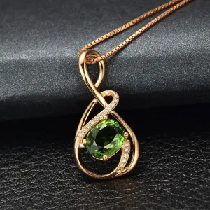 Cubic Zirconia & Crystal 18K Rose Gold-Plated Botany Pendant Necklace