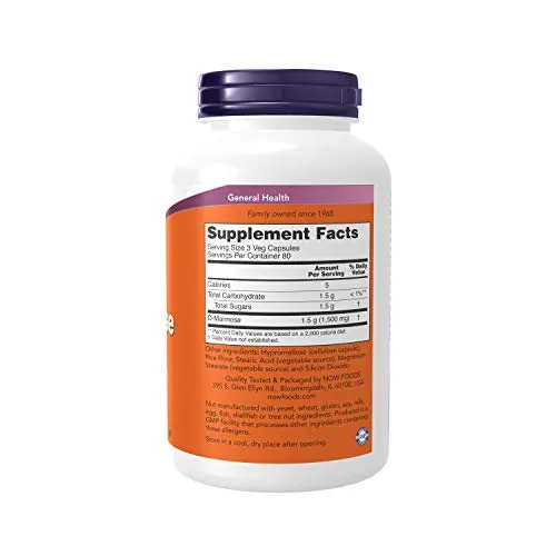 D-MANNOSE 500MG 240 VCAPS