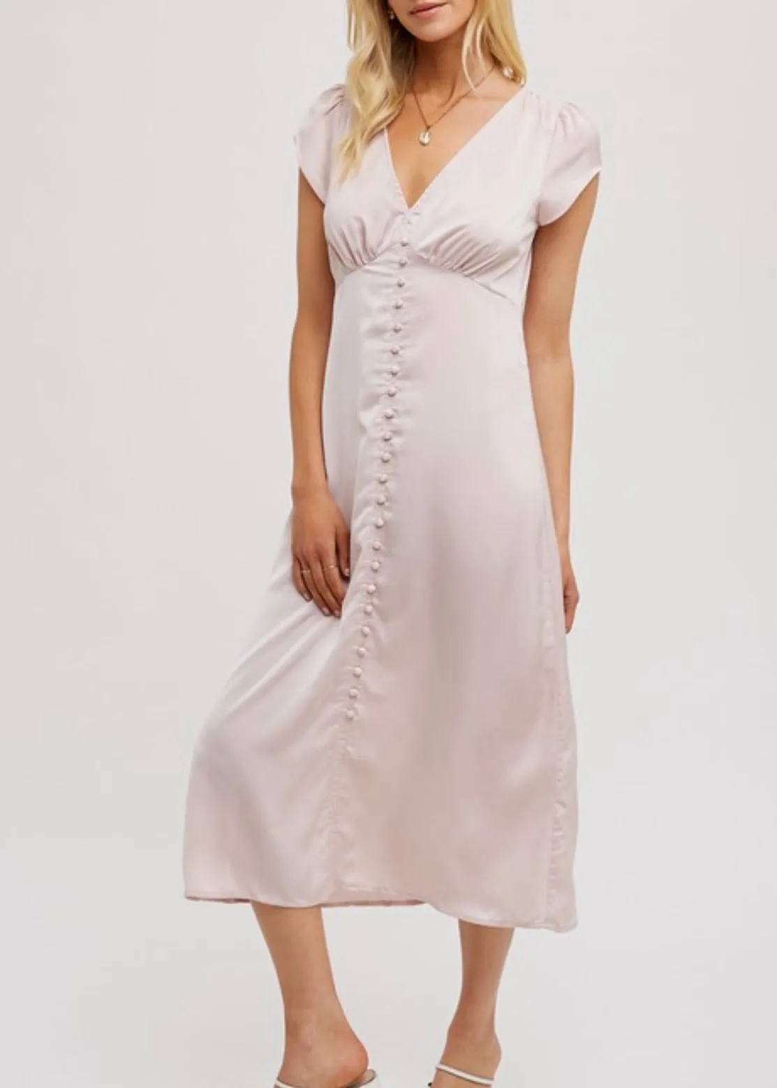 Dahlia Satin Dress