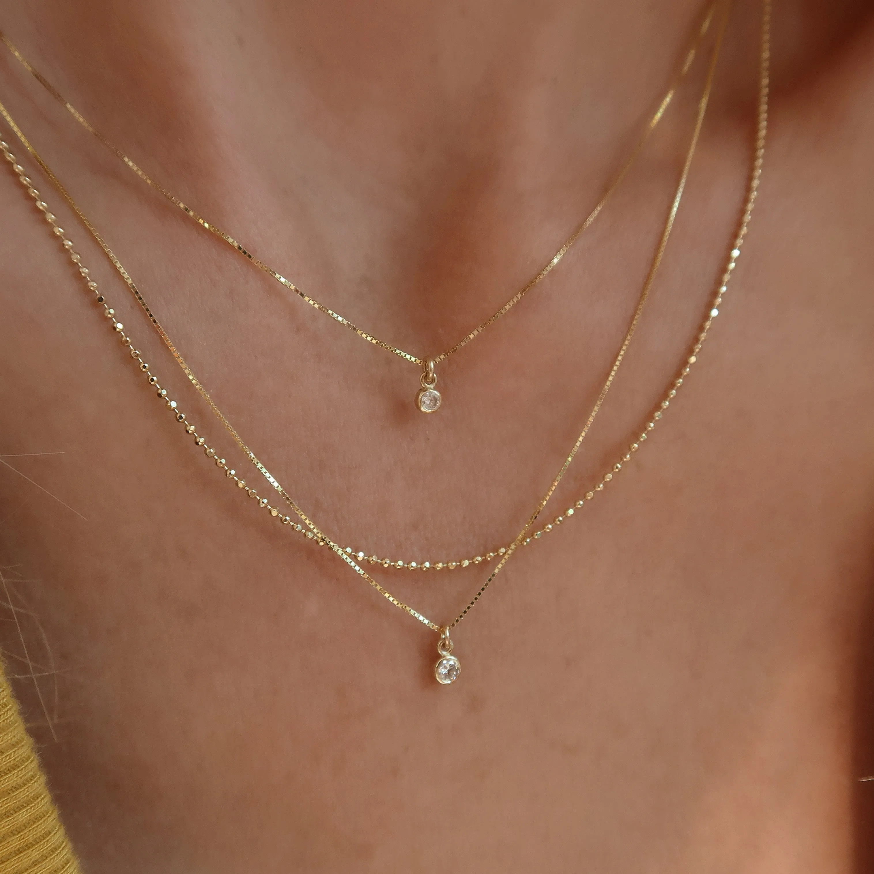 Dainty Diamond Necklace