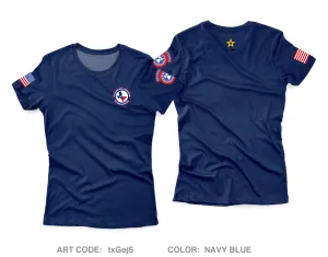Dallas Fort Worth Recruiting Battalion Core Women's SS Performance Tee - txGejS