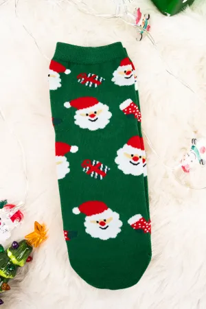 Dear Santa Green Socks