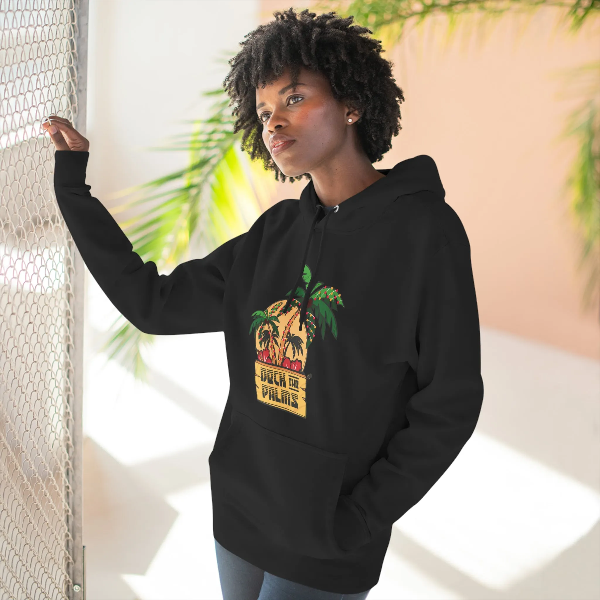 DECK THE PALMS SOFT STYLE HOODIE