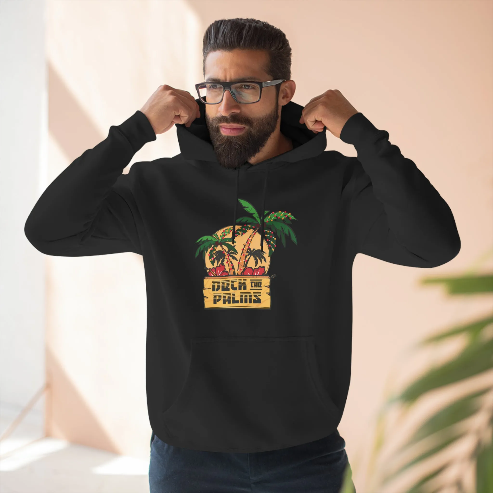DECK THE PALMS SOFT STYLE HOODIE
