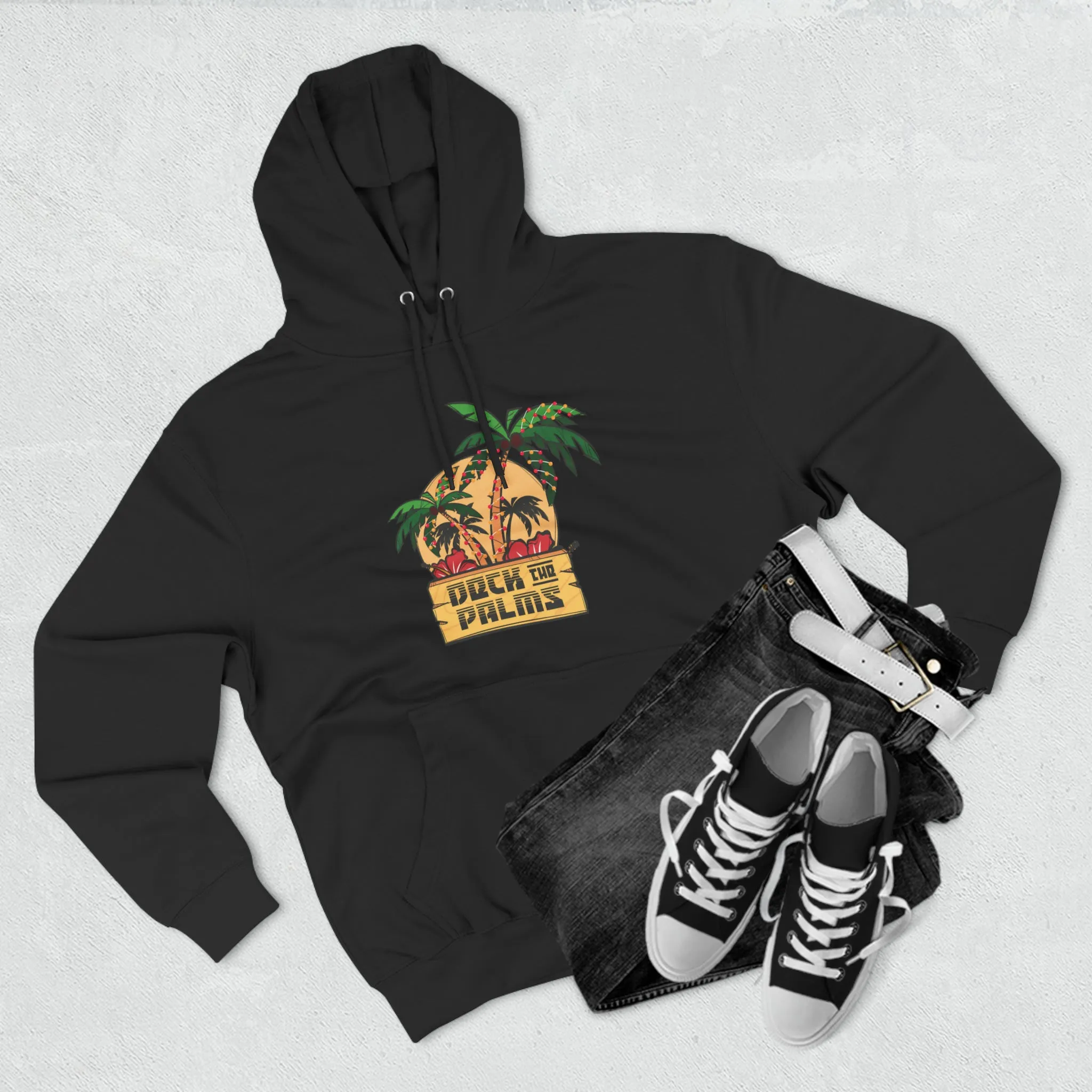 DECK THE PALMS SOFT STYLE HOODIE