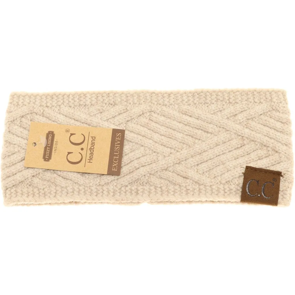 Diagonal Criss Cross Head Wrap-5 Colors Available