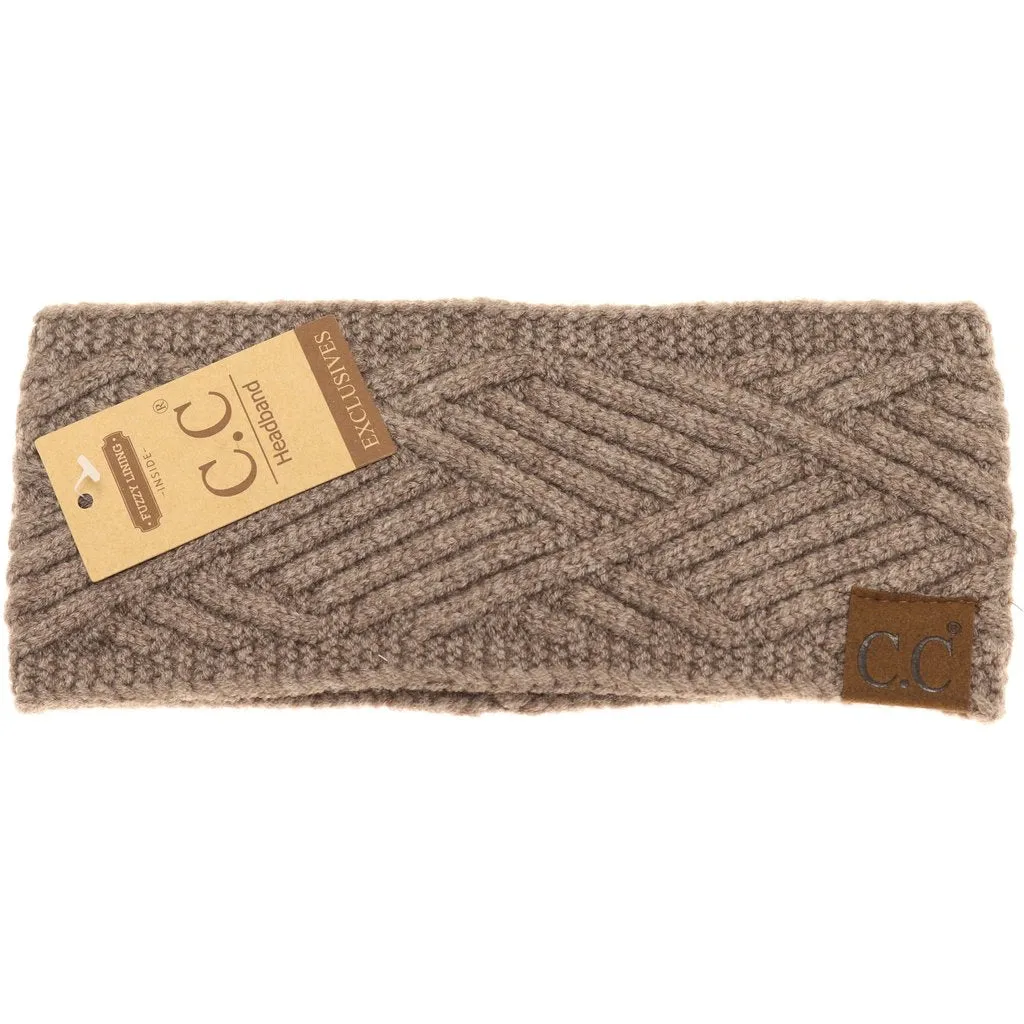 Diagonal Criss Cross Head Wrap-5 Colors Available