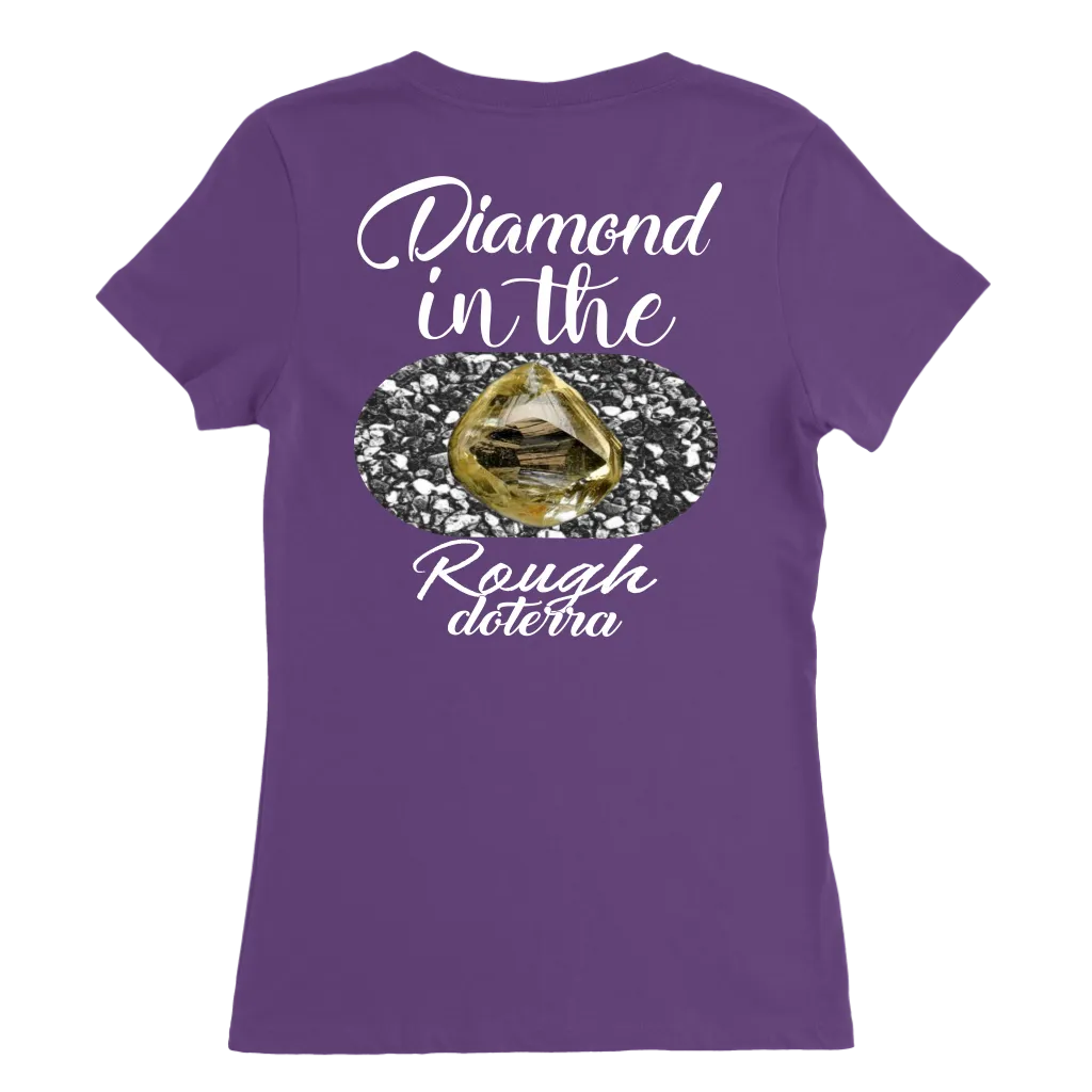 Diamond in the Rough pebbles "V" neck